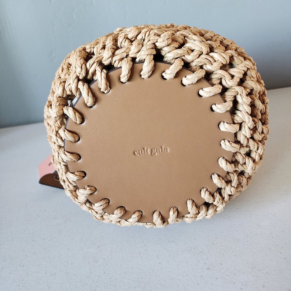 Cult Gaia Woven Tote "NEW" - Picture 4 of 16